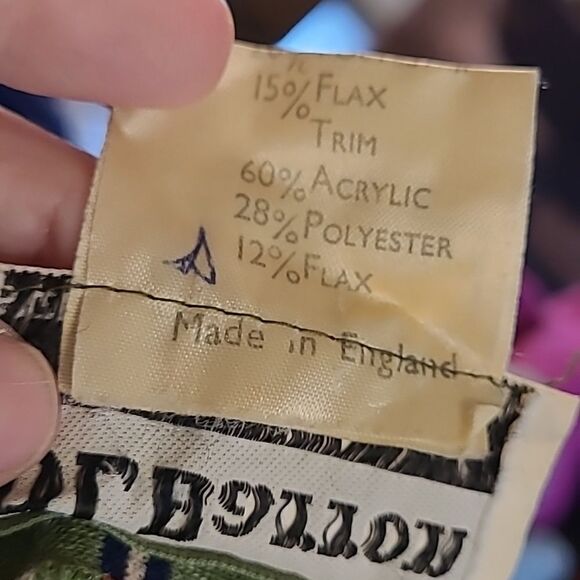 D.L. Barron of London sz 14 dress, retro vintage made in England - Picture 6 of 13